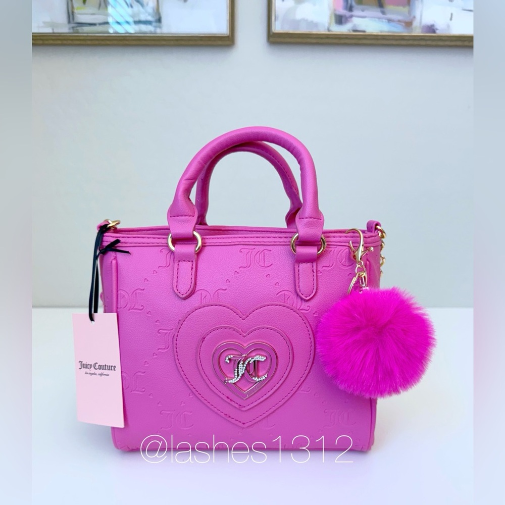 JUICY COUTURE Bag Only You N Me Heart Crossbody - Pink